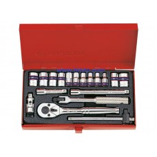 Набор головок 1/4" 18 пр. (4-12mm)